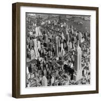 New York Skyline, Summer-The Chelsea Collection-Framed Giclee Print