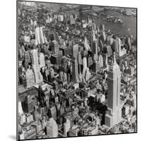 New York Skyline, Summer-The Chelsea Collection-Mounted Giclee Print