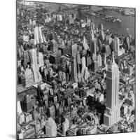 New York Skyline, Summer-The Chelsea Collection-Mounted Giclee Print