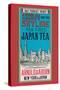 New York Skyline Tea-null-Stretched Canvas