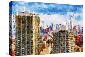 New York Skyline V - In the Style of Oil Painting-Philippe Hugonnard-Stretched Canvas