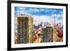 New York Skyline V - In the Style of Oil Painting-Philippe Hugonnard-Framed Giclee Print