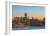 New York Skyline with Midtown, Manhattan and Empire State Building Viewed across Hudson River-Alan Copson-Framed Photographic Print