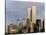 New York Skyline with World Trade Centre Building USA, 1997-null-Stretched Canvas