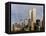 New York Skyline with World Trade Centre Building USA, 1997-null-Framed Stretched Canvas