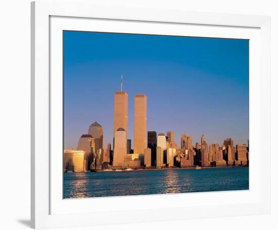 New York Skyline-null-Framed Art Print