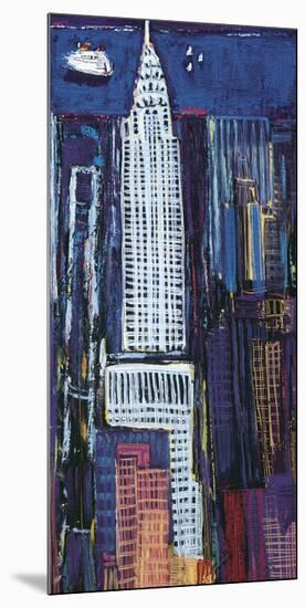 New York Skyline-Mark Gleberzon-Mounted Giclee Print