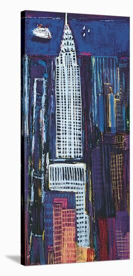 New York Skyline-Mark Gleberzon-Stretched Canvas