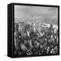 New York Skyline-null-Framed Stretched Canvas