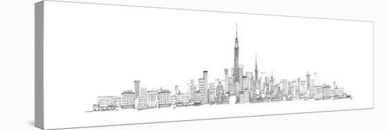 New York Skyline-Avery Tillmon-Stretched Canvas