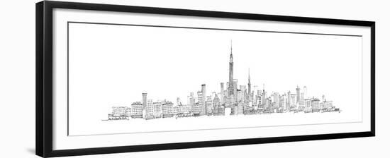 New York Skyline-Avery Tillmon-Framed Art Print