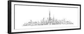 New York Skyline-Avery Tillmon-Framed Art Print