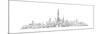 New York Skyline-Avery Tillmon-Mounted Art Print