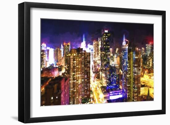 New York Skyline-Philippe Hugonnard-Framed Giclee Print