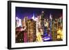 New York Skyline-Philippe Hugonnard-Framed Giclee Print