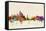 New York Skyline-Michael Tompsett-Framed Stretched Canvas