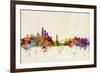 New York Skyline-Michael Tompsett-Framed Art Print