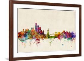 New York Skyline-Michael Tompsett-Framed Art Print