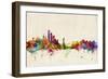 New York Skyline-Michael Tompsett-Framed Art Print