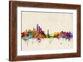 New York Skyline-Michael Tompsett-Framed Art Print