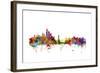 New York Skyline-Michael Tompsett-Framed Art Print