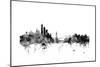 New York Skyline-Michael Tompsett-Mounted Premium Giclee Print