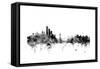 New York Skyline-Michael Tompsett-Framed Stretched Canvas