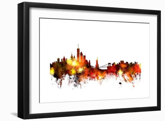 New York Skyline-Michael Tompsett-Framed Art Print