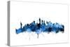 New York Skyline-Michael Tompsett-Stretched Canvas