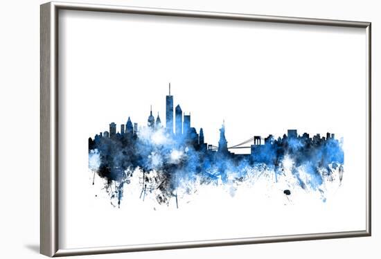 New York Skyline-Michael Tompsett-Framed Art Print