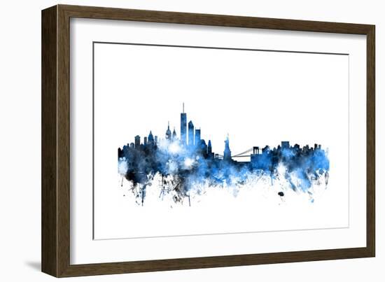 New York Skyline-Michael Tompsett-Framed Art Print