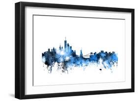 New York Skyline-Michael Tompsett-Framed Art Print