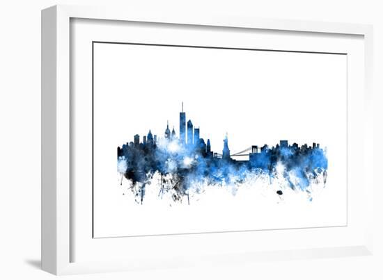 New York Skyline-Michael Tompsett-Framed Art Print