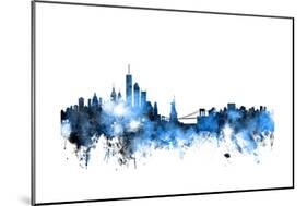 New York Skyline-Michael Tompsett-Mounted Art Print