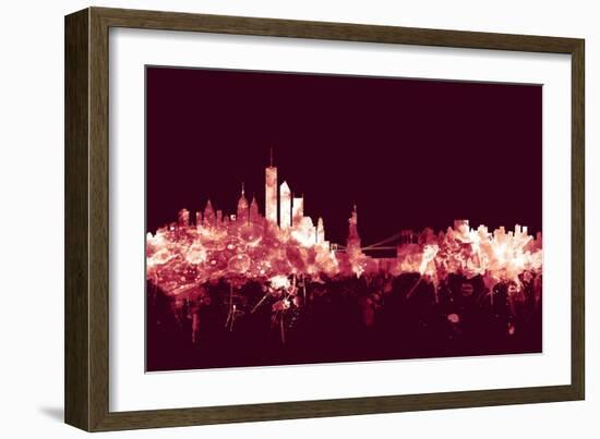 New York Skyline-Michael Tompsett-Framed Art Print