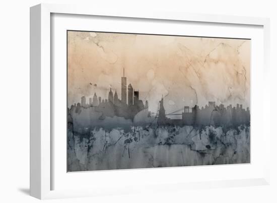 New York Skyline-Michael Tompsett-Framed Art Print