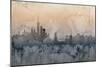 New York Skyline-Michael Tompsett-Mounted Premium Giclee Print