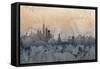 New York Skyline-Michael Tompsett-Framed Stretched Canvas