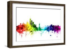 New York Skyline-Michael Tompsett-Framed Art Print