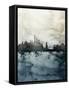 New York Skyline-Michael Tompsett-Framed Stretched Canvas