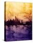 New York Skyline-Michael Tompsett-Stretched Canvas