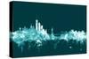 New York Skyline-Michael Tompsett-Stretched Canvas