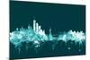 New York Skyline-Michael Tompsett-Mounted Art Print