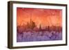 New York Skyline-Michael Tompsett-Framed Art Print