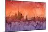 New York Skyline-Michael Tompsett-Mounted Art Print