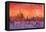 New York Skyline-Michael Tompsett-Framed Stretched Canvas