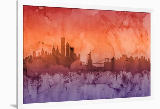 New York Skyline-Michael Tompsett-Framed Art Print