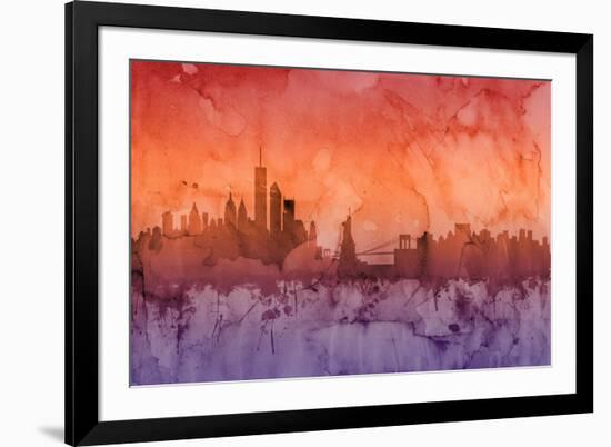 New York Skyline-Michael Tompsett-Framed Art Print