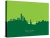 New York Skyline-Michael Tompsett-Stretched Canvas