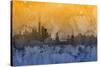 New York Skyline-Michael Tompsett-Stretched Canvas